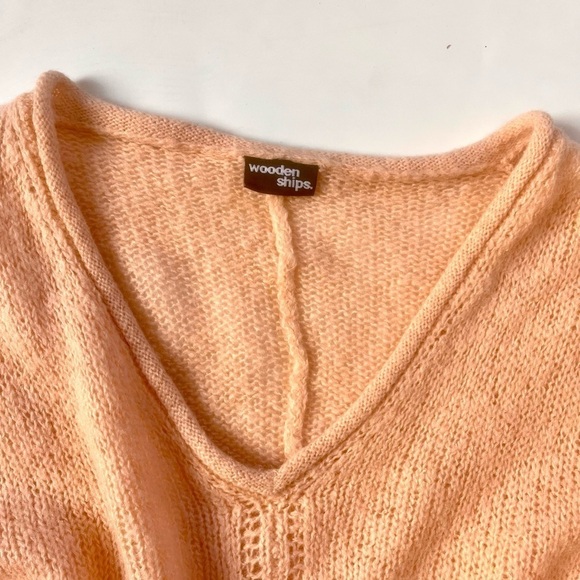 WOODEN SHIPS PEACH KNIT SLOUCHY SWEATER - Picture 4 of 5
